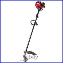 25 cc Gas 2-Stroke Straight Shaft Trimmer Fixed Line Trimmer Head Recoil Start