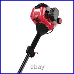 25 cc gas 2-cycle straight shaft trimmer with fixed line trimmer head