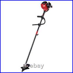 27cc gas 2-cycle straight shaft attachment capable gas brushcutter with string