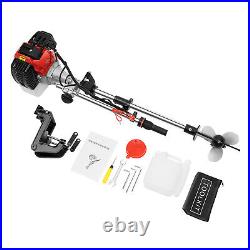 2.3 HP 2Stroke Gas-Powered Outboard Motor Trolling Boat Engine 52CC WithLong Shaft