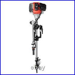 2.3 HP 2Stroke Gas-Powered Outboard Motor Trolling Boat Engine 52CC WithLong Shaft