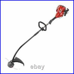 2 Cycle 26 CC Curved Shaft Gas Trimmer Clutched Engine Easy Starting Less Weight