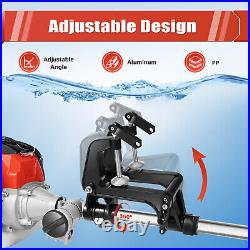 2stroke Gas-Powered Outboard Motor 2.3hp Boat Engine Short Shaft 52CC CDI System