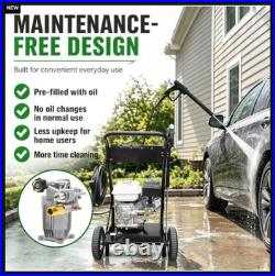 3100PSI Pressure Washer Pump 2.5GPM Horizontal 3/4 Inch Shaft Gas Engine