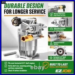 3100PSI Pressure Washer Pump 2.5GPM Horizontal 3/4 Inch Shaft Gas Engine