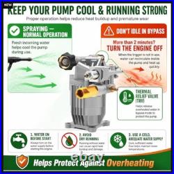 3100PSI Pressure Washer Pump 2.5GPM Horizontal 3/4 Inch Shaft Gas Engine