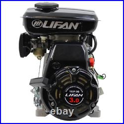 3 Hp 79cc Lifan Ohv Recoil Start Horizontal Shaft Gas Engine Reliable Power New