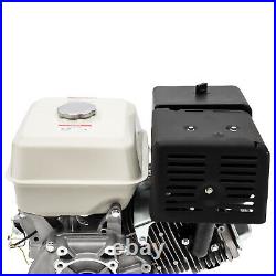 420CC 15HP 4-Stroke OHV Horizontal Shaft Gas Engine Recoil Start Go Motor 9.7 KW