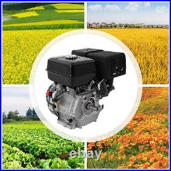 420cc 15HP OHV Horizontal Shaft Gas Engine Recoil Start 4-Stroke Gasoline Motor