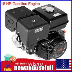 420cc 15HP OHV Horizontal Shaft Gas Engine Recoil Start 4-Stroke Motor