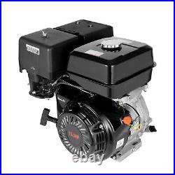 420cc 4-Stroke 15 HP OHV Horizontal Shaft Gas Engine Recoil Start Go Motor