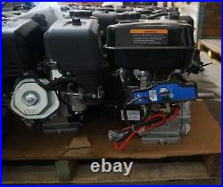 420cc horizontal shaft gas engine 14 HP electric start wit pull cord backup