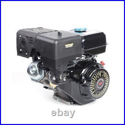 4Stroke 15HP 420cc OHV Horizontal Shaft Gas Engine Recoil Pull Start 1 Cylinder