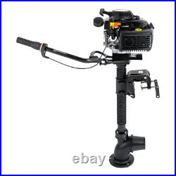 4.0 HP Outboard Motor 4 Stroke Gas Motor Boat Engine Long Shaft Air Cooling