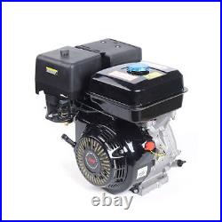 4-Stroke 15HP 420cc OHV Horizontal Shaft Gas Engine Recoil Start Go Kart Motor