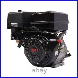 4-Stroke 15HP 420cc OHV Horizontal Shaft Gas Engine Recoil Start Motor