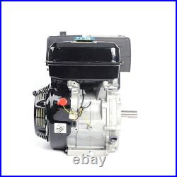 4-Stroke 15HP 420cc OHV Horizontal Shaft Gas Engine Recoil Start Motor USA NEW