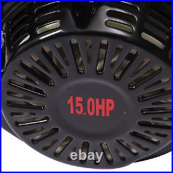 4-Stroke 15HP OHV Horizontal Shaft Gas Engine Recoil Start Go Kart Motor 420CC
