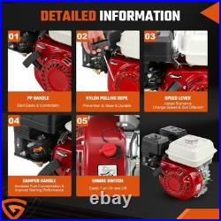 4-Stroke 212cc 7 HP Manual Start Horizontal Engine For Go Kart Gas Engine Motor 4-Stroke 212cc 7 HP Manual Start Horizontal Engine For Go Kart Gas Engine Motor