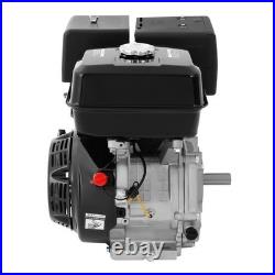 4-Stroke 420CC 15HP OHV Horizontal Shaft Gas Engine Recoil Start Go Kart Motor