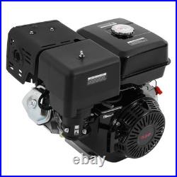 4-Stroke 420CC 15HP OHV Horizontal Shaft Gas Engine Recoil Start Go Kart Motor