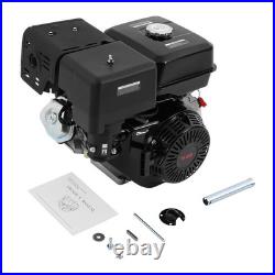 4-Stroke 420CC 15HP OHV Horizontal Shaft Gas Engine Recoil Start Go Kart Motor