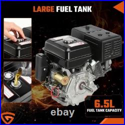 4-Stroke 420cc 15HP OHV Horizontal Shaft Gas Engine Electric Start Go Kart Motor