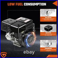 4-Stroke 420cc 15HP OHV Horizontal Shaft Gas Engine Electric Start Go Kart Motor