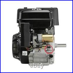 4-Stroke 420cc 15HP OHV Horizontal Shaft Gas Engine Electric Start Go Kart Motor