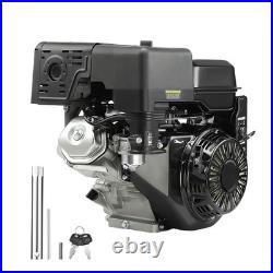 4-Stroke 420cc 15HP OHV Horizontal Shaft Gas Engine Electric Start Go Kart Motor