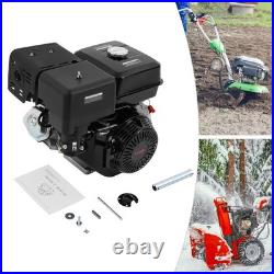4-Stroke 420cc 15HP OHV Horizontal Shaft Gas Engine Recoil Start Go Kart Motor