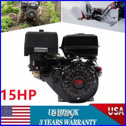 4 Stroke 420cc 15HP OHV Horizontal Shaft Gas Engine Recoil Start Go Kart Motor