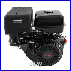4-Stroke 420cc 15HP OHV Horizontal Shaft Gas Engine Recoil Start Go Kart Motor