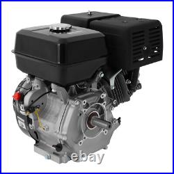 4-Stroke 420cc 15HP OHV Horizontal Shaft Gas Engine Recoil Start Go Kart Motor