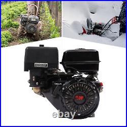 4-Stroke 420cc 15HP OHV Horizontal Shaft Gas Engine Recoil Start Go Kart Motor