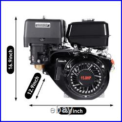 4-Stroke 420cc 15HP OHV Horizontal Shaft Gas Engine Recoil Start Go Kart Motor 4-Stroke 420cc 15HP OHV Horizontal Shaft Gas Engine Recoil Start Go Kart Motor