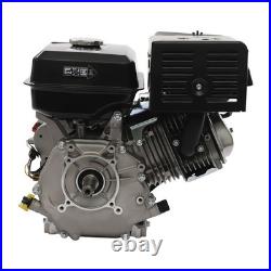 4-Stroke 420cc 15HP OHV Horizontal Shaft Gas Engine Recoil Start Go Kart Motor