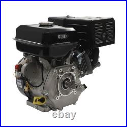 4-Stroke 420cc 15HP OHV Horizontal Shaft Gas Engine Recoil Start Go Kart Motor