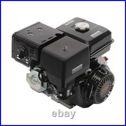 4-Stroke 420cc 15HP OHV Horizontal Shaft Gas Engine Recoil Start Go Kart Motor