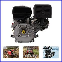 4-Stroke 420cc 15HP OHV Horizontal Shaft Gas Engine Recoil Start Go Kart Motor