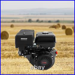 4-Stroke 420cc 15HP OHV Horizontal Shaft Gas Engine Recoil Start Go Kart Motor