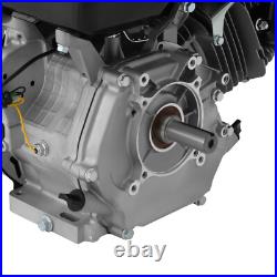 4-Stroke 420cc 15HP OHV Horizontal Shaft Gas Engine Recoil Start Go Kart Motor