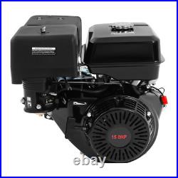 4-Stroke 420cc 15HP OHV Horizontal Shaft Gas Engine Recoil Start Go Kart Motor