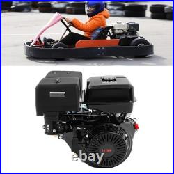 4-Stroke 420cc 15HP OHV Horizontal Shaft Gas Engine Recoil Start Go Kart Motor
