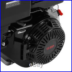 4-Stroke 420cc 15HP OHV Horizontal Shaft Gas Engine Recoil Start Go Kart Motor