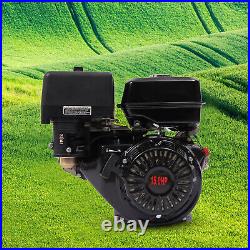 4-Stroke 420cc 15HP OHV Horizontal Shaft Gas Engine Recoil Start Go Kart Motor