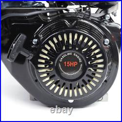 4-Stroke 420cc 15HP OHV Horizontal Shaft Gas Engine Recoil Start Motor