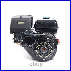 4-Stroke 420cc 15HP OHV Horizontal Shaft Gas Engine Recoil Start Motor SALE