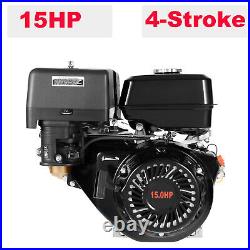 4-Stroke 420cc OHV Horizontal Shaft Gas Engine Recoil Start Go Kart Motor