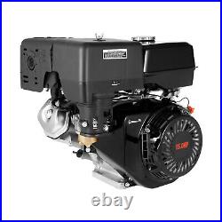 4-Stroke 420cc OHV Horizontal Shaft Gas Engine Recoil Start Go Kart Motor